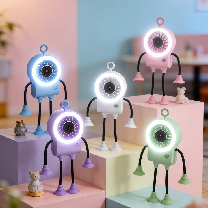 Unisex Kreativ Vifte med integrert LED-belysning Skanto
