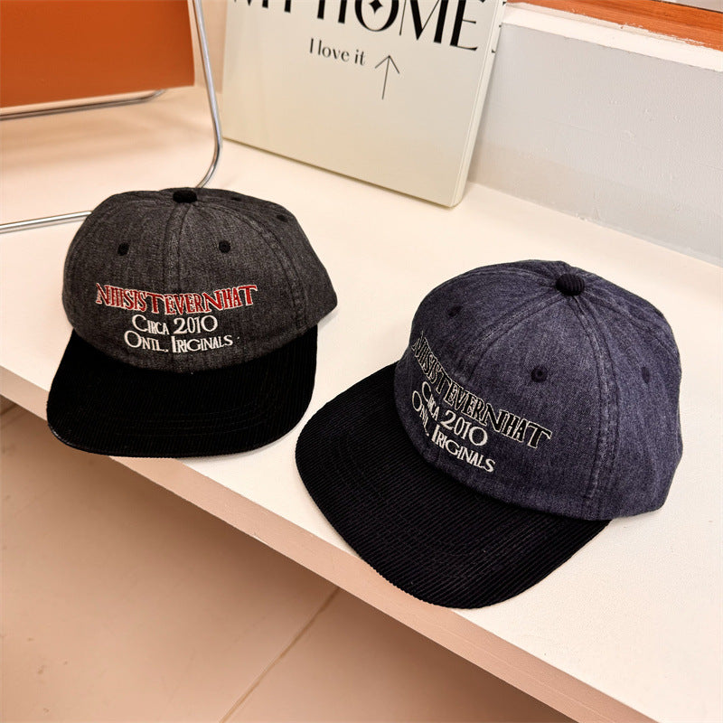 Herre Vintage-Inspirert Brodert Baseball Caps Skanto