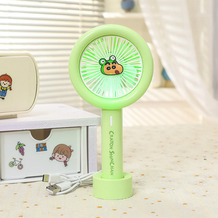 Dame Bærbar Mini-Ventilator med integrert LED-lys Skanto