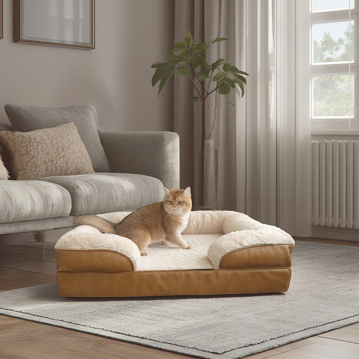 Ultra-komfort polstret hundeseng