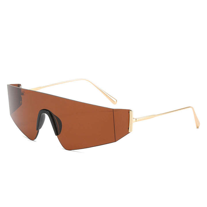 Dame futuristisk Oversized-solbrille Skanto