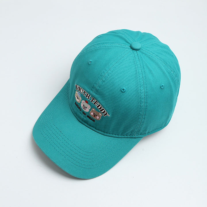 Kvinnenes Morsomme Broderte Teddy Bear Baseball Cap Skanto