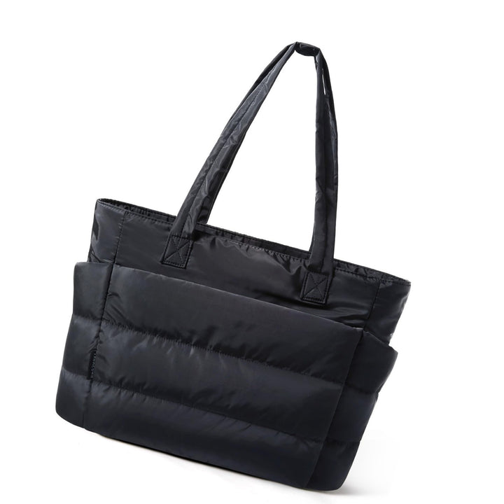 Kvinnelig stilfull og polstret handlebag Skanto
