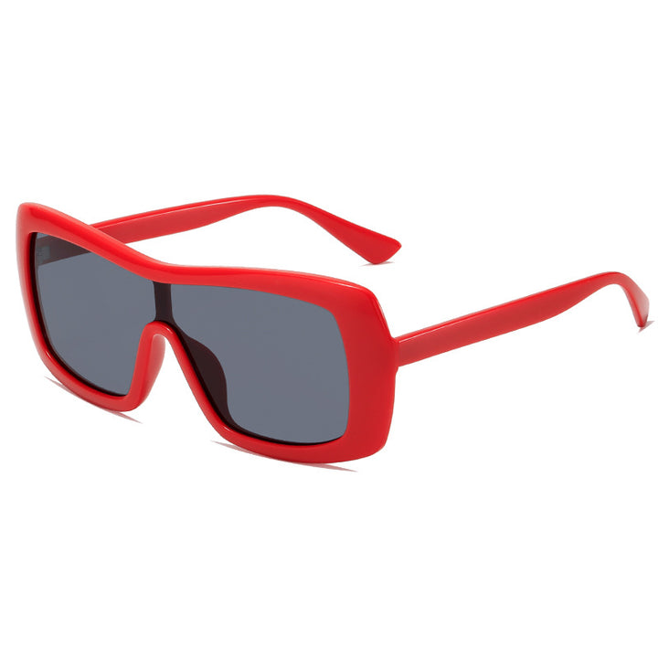 Dame stilige oversized solbriller i futuristisk design Skanto