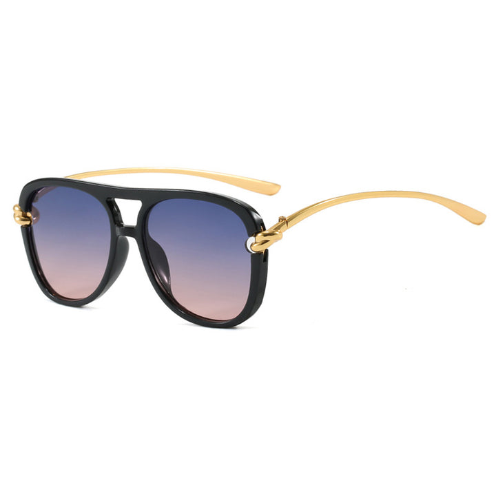 Dame sports solbrille med bred plastramme og UV-beskyttelse Skanto