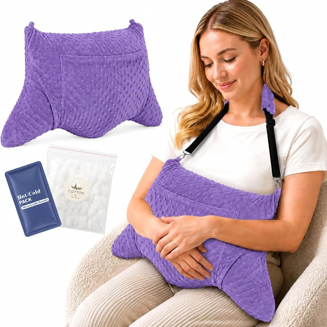 ergonomisk varmedyne med bærestropper Skanto