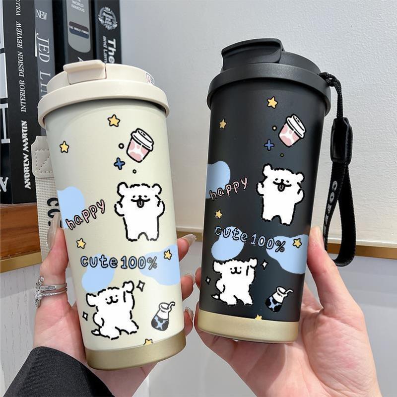 Damen Isolering Kaffeebecher med morsomt Hello Kitty Design Skanto