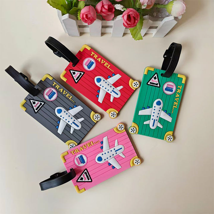 Unisex Bagasjelapp med kreativt reise-motiv Skanto