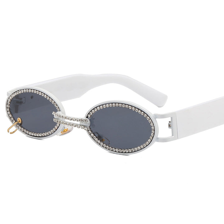 Damer ekstravagant moderne solbriller med rhinestones ramme Skanto