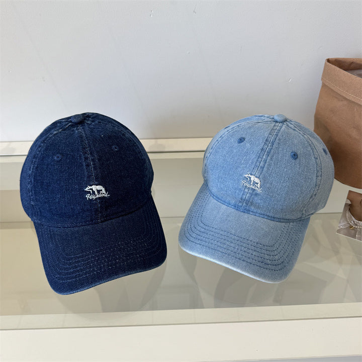 Kvinners klassiske denim baseball caps Skanto