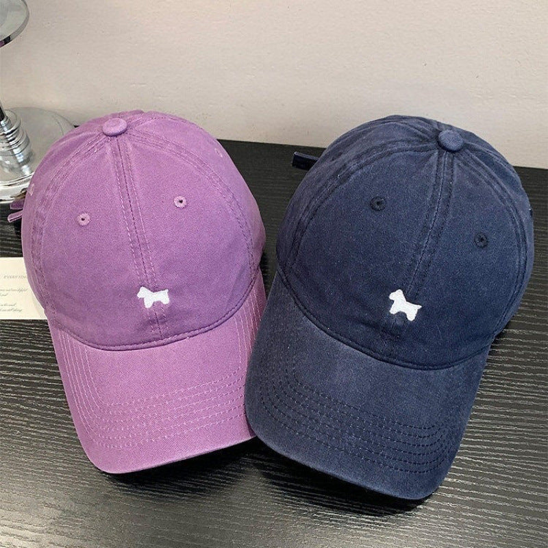 Kvinne Casual Brodert Hundekaps Skanto
