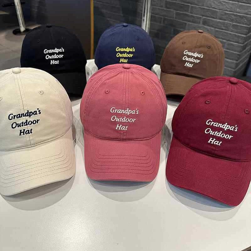 Unisex Justerbar Brodert Utendørs Caps Skanto