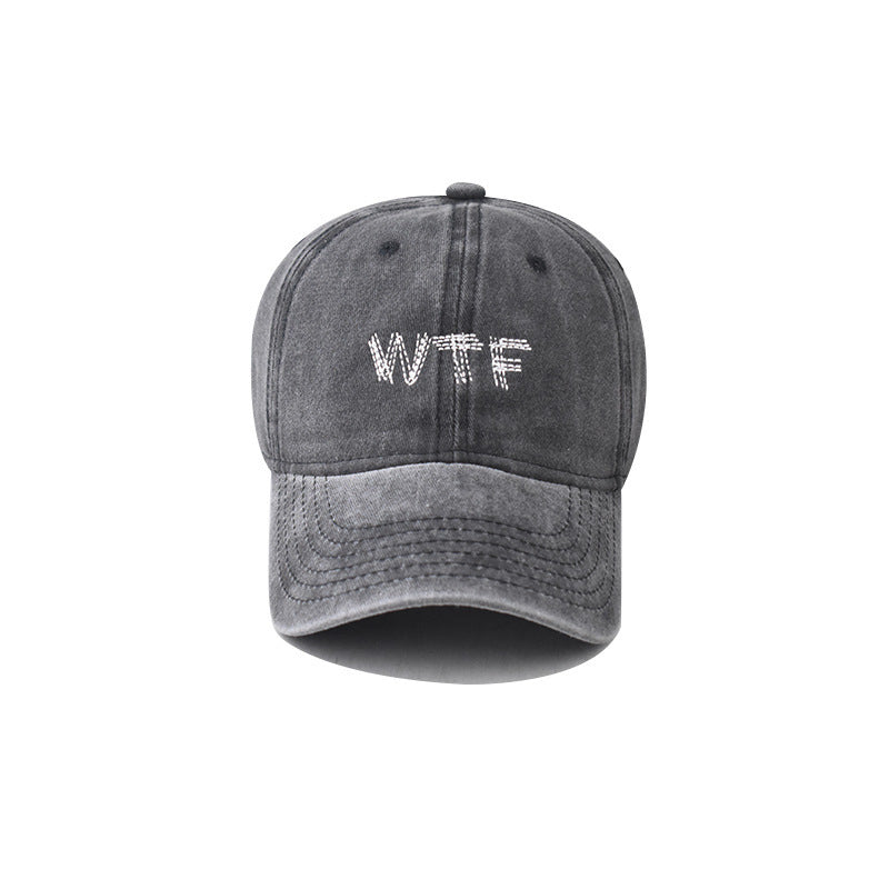 Kvinne Casual Slitt Denim Baseball Caps Skanto