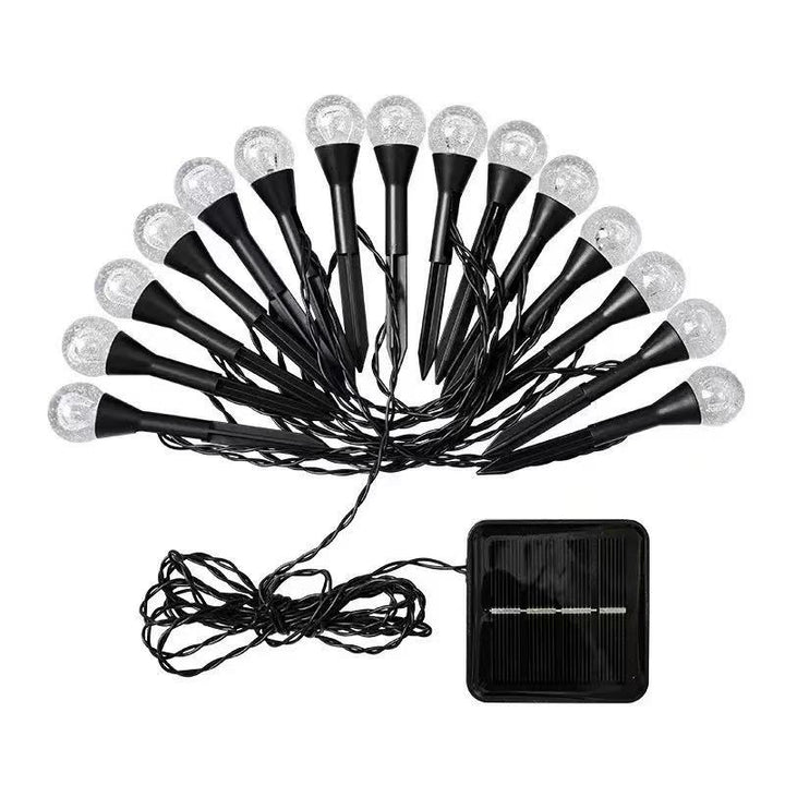 Crescent Moon Solar Garden Stake Lights Skanto