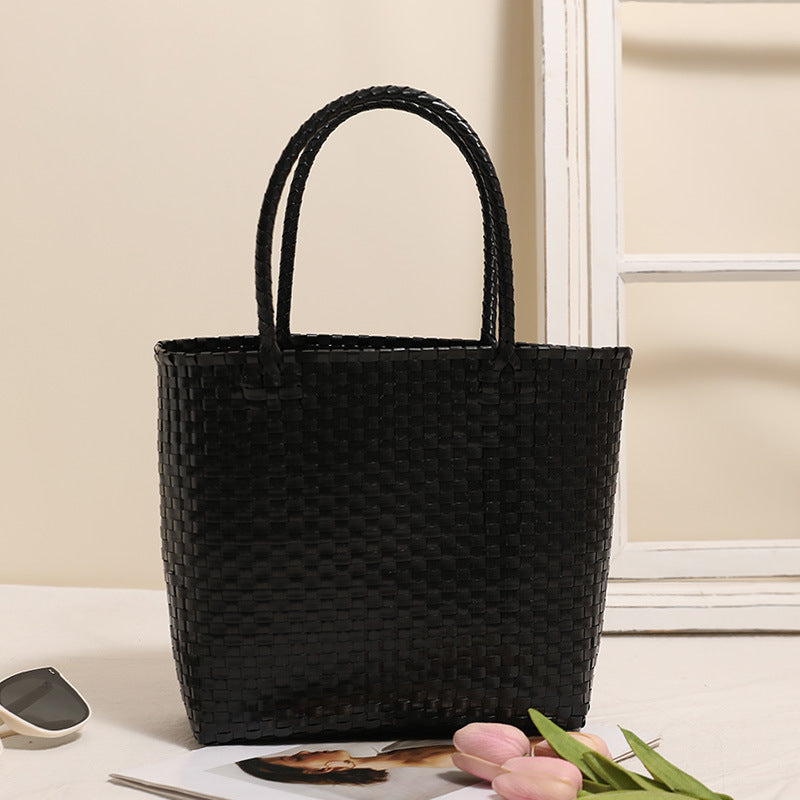 Flettet fritids shopper-veske Skanto