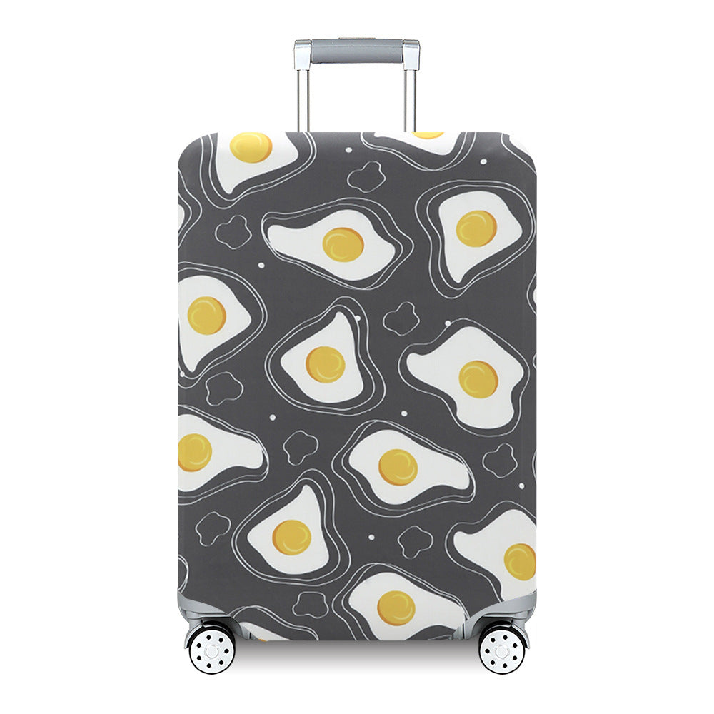 Unisex nan Barnekoffertrekk for hardkoffert med morsomt romdesign laget av elastisk polyester-spandex Skanto