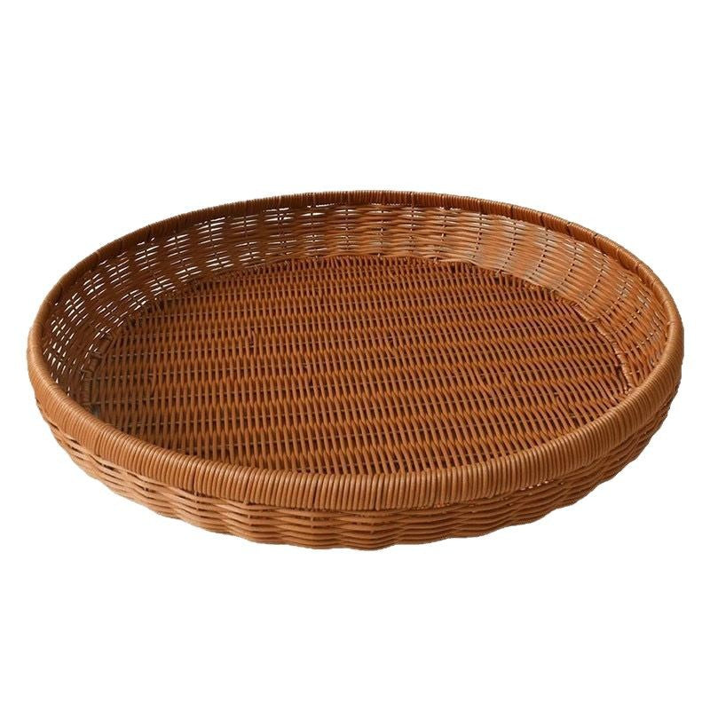 Unisex Rund Rattankurv Skanto