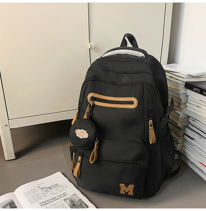 Allsidig Multi-Compartment Skole Ryggsekk Skanto