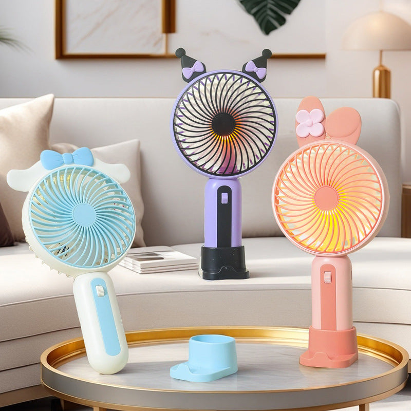 Bærbar mini håndvifte med lekent design Skanto