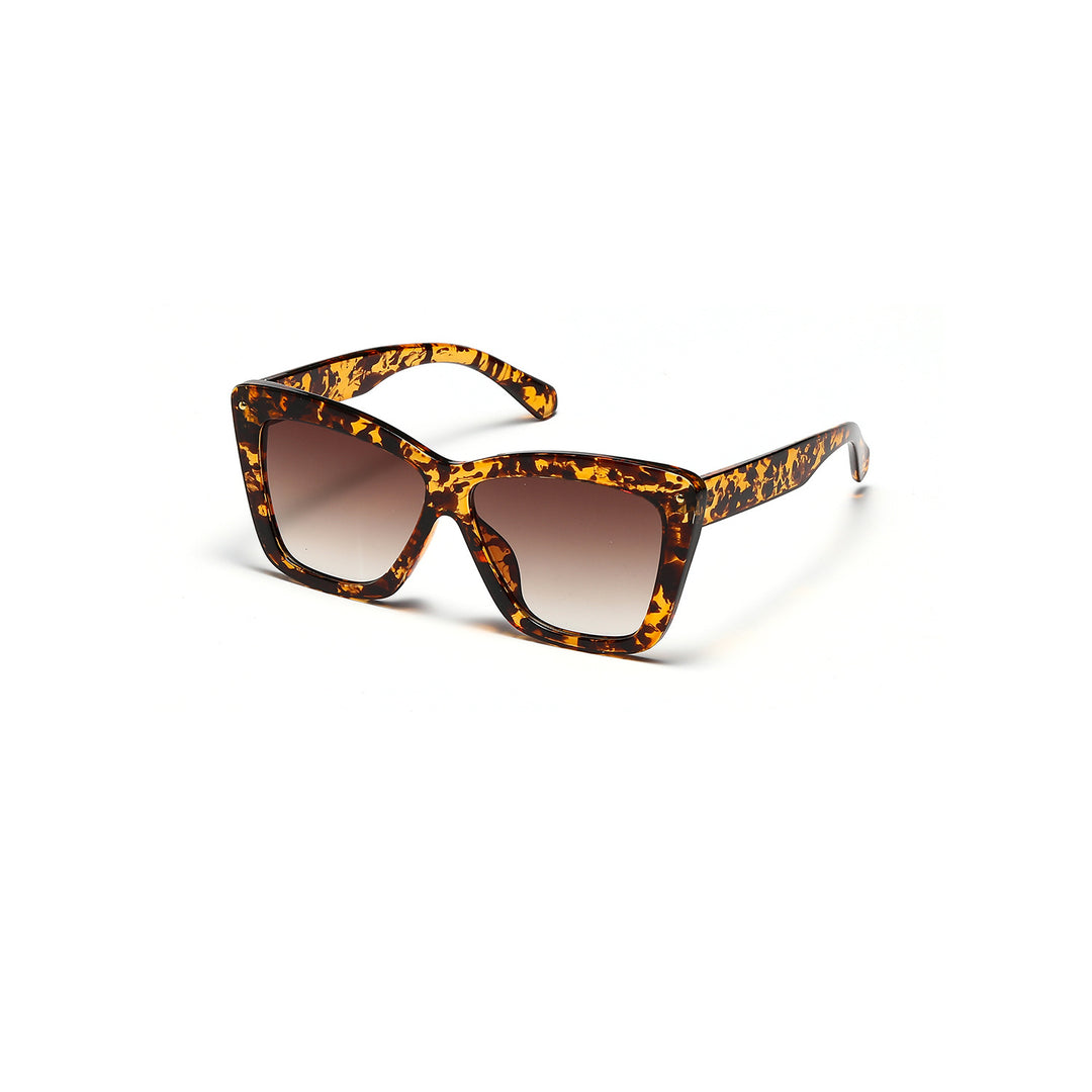 Dame geometrisk oversized solbrille Skanto