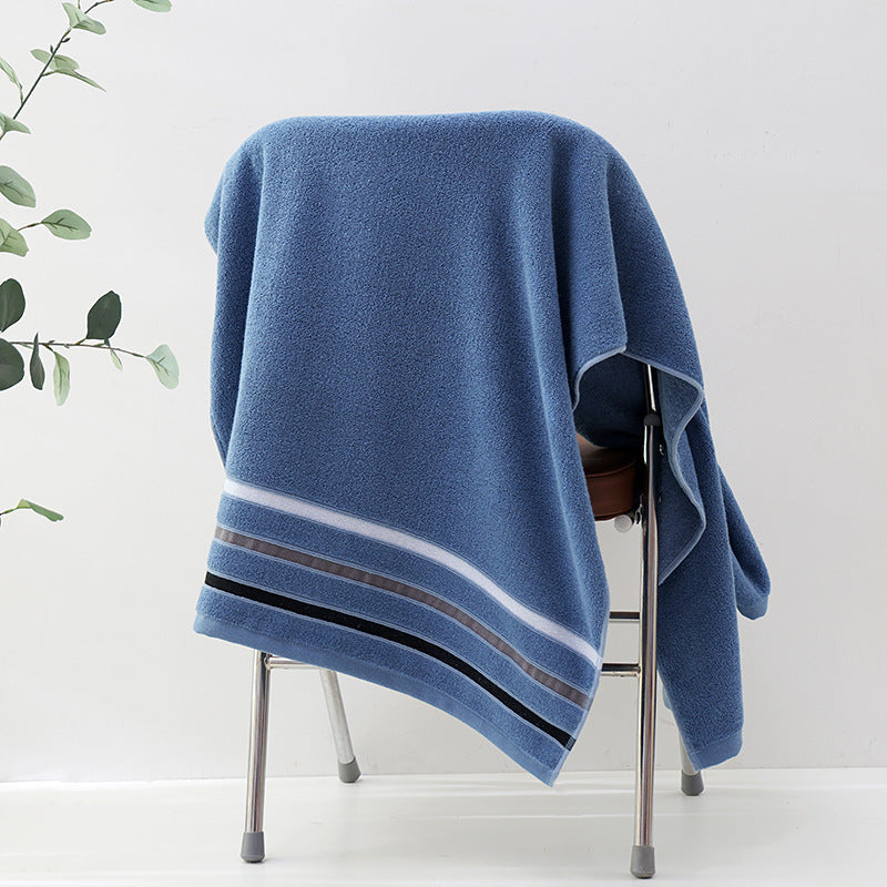 High-Quality Bath Towel with Elegant Border Skanto