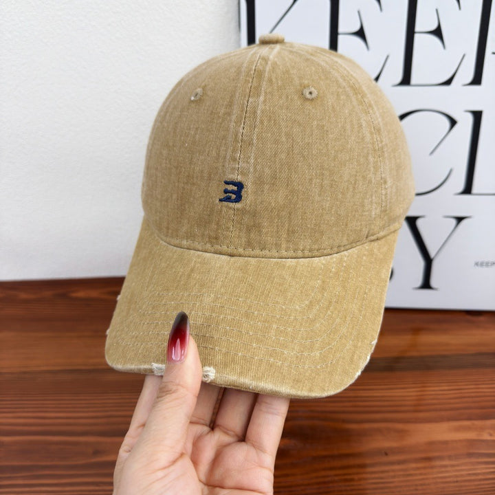 Unisex Slittet Bomull Baseball Caps Skanto 1784083761