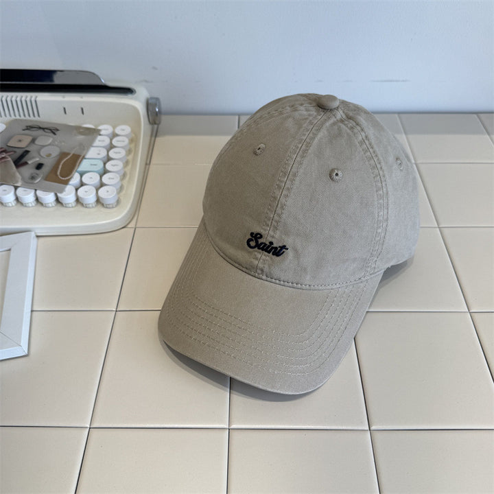 Kvinners vintage-inspirerte avslappede twill-cap Skanto