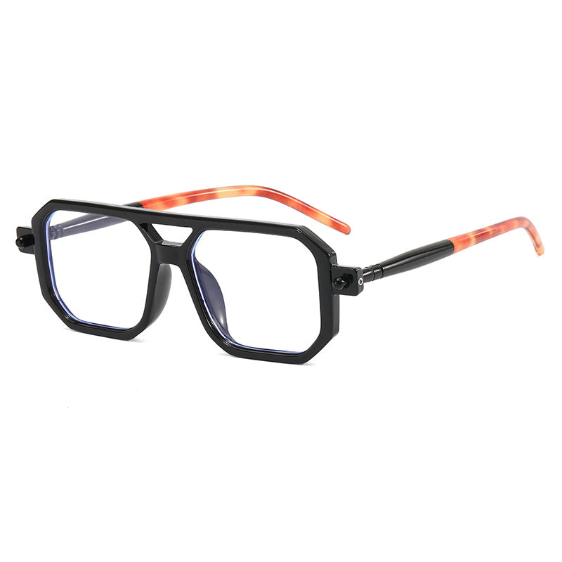 Dame modische Achteck solbrille Skanto