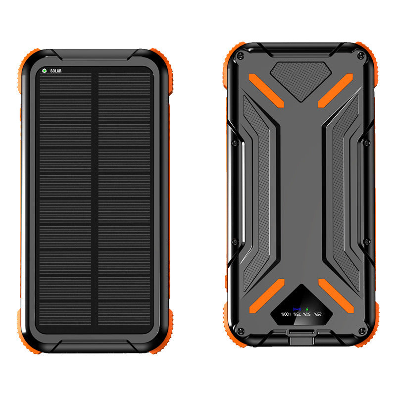 Solar Powerbank med LED-lys Skanto