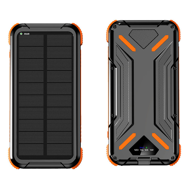 Solar Powerbank med LED-lys Skanto