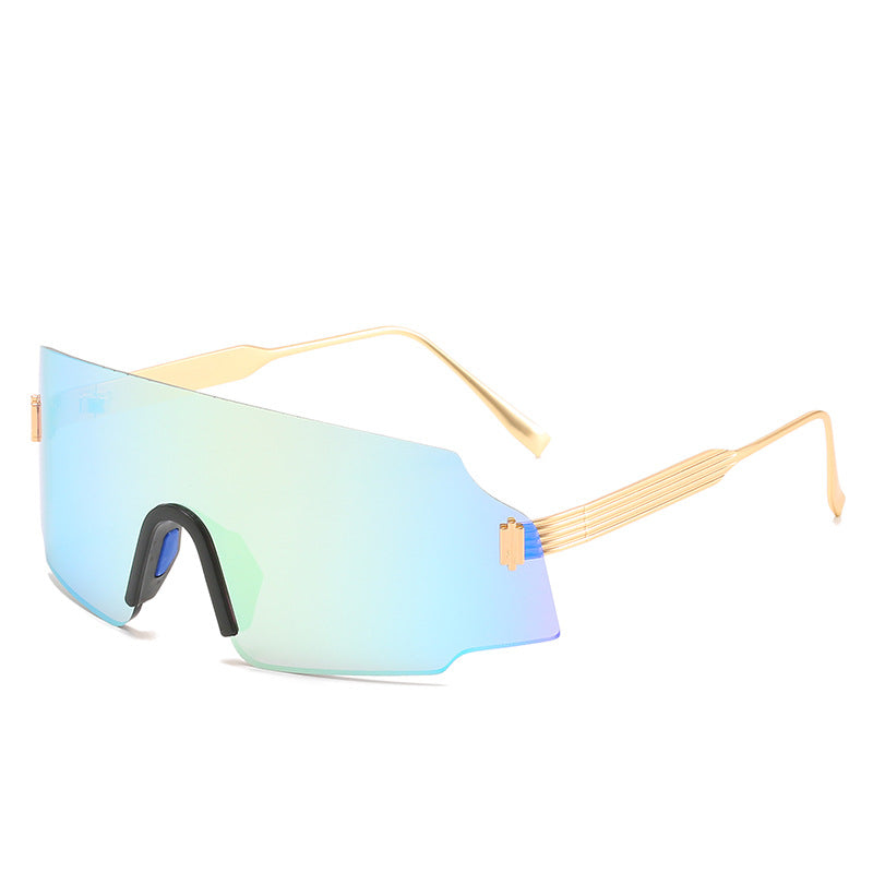 Dame sporty sikkerhets-solbrille med moderne, gjennomsiktig design Skanto