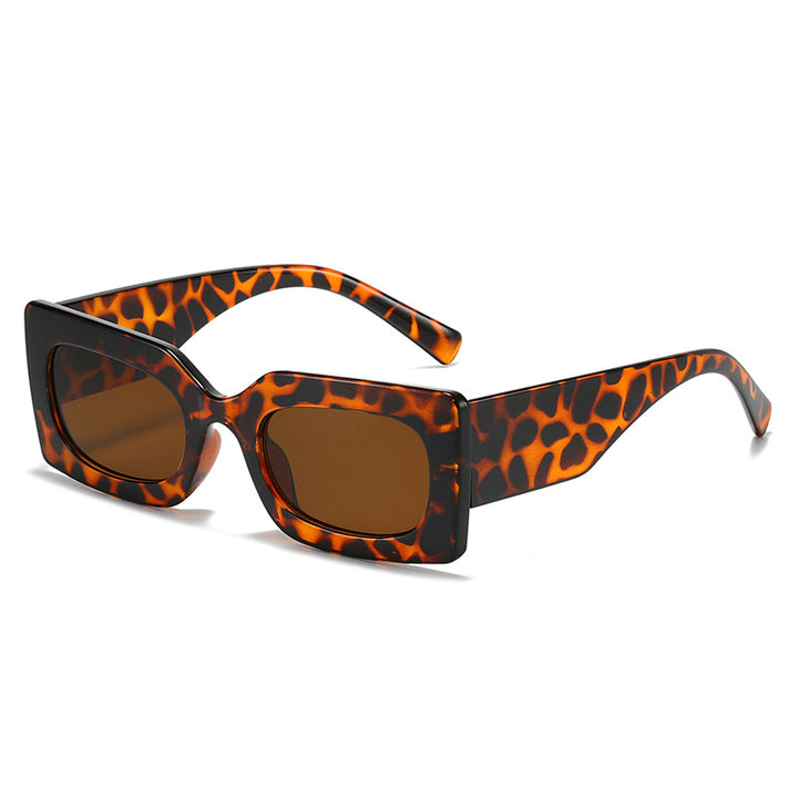 Dame Fashion-solbrille i moderne firkantet design Skanto