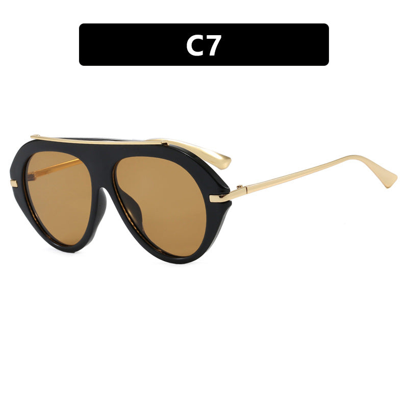 Dame solbrille i elegant heksagon-design Skanto