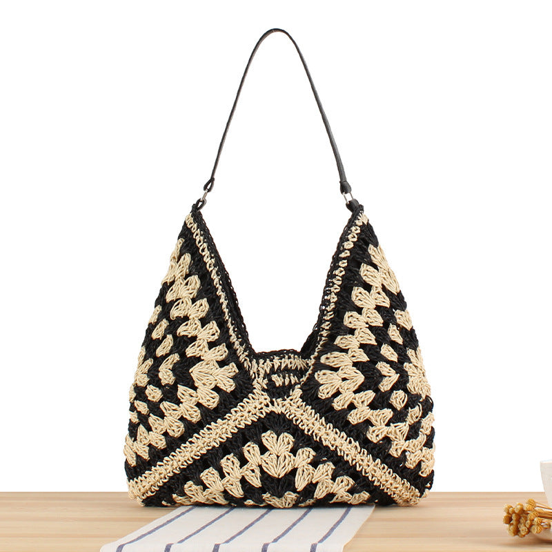 Makramee Crossbody Bag I Det Elegante Heklede Design Skanto