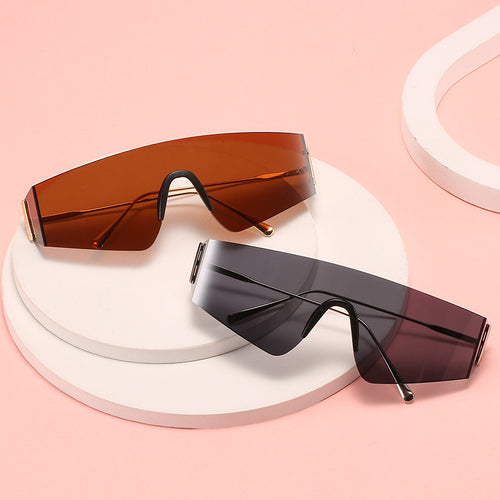 Dame futuristisk Oversized-solbrille Skanto