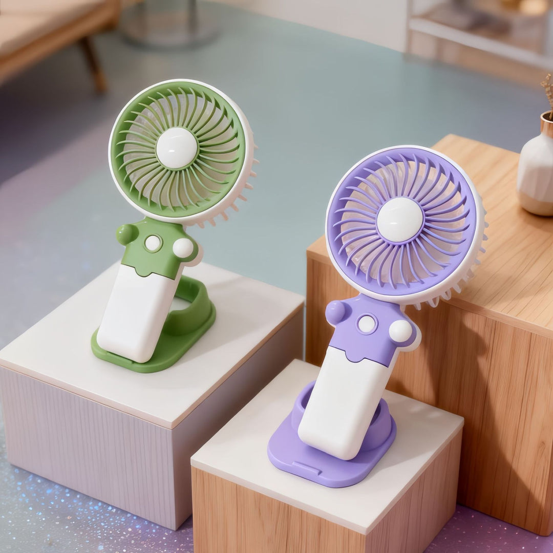 Dame Portable USB Vifte med Fleksibel Holder Skanto