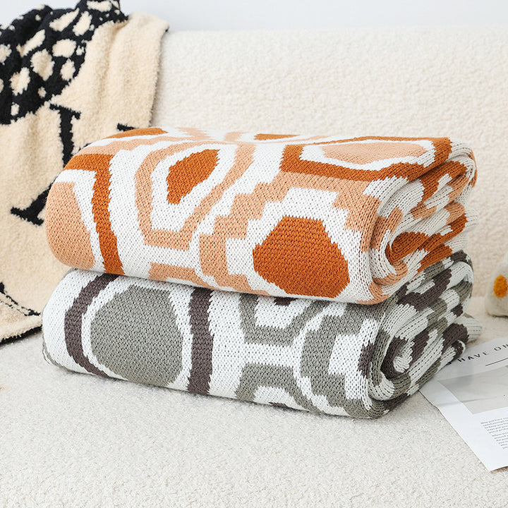 Kvinnes dekorative sengeteppe laget av høykvalitets mikrofiber med unikt design Skanto