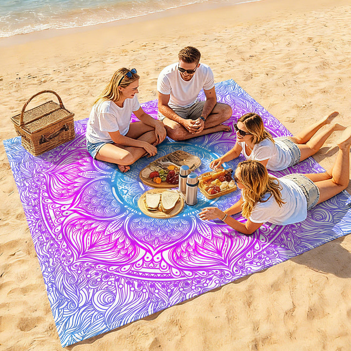 Mandala Design Strandmat Skanto