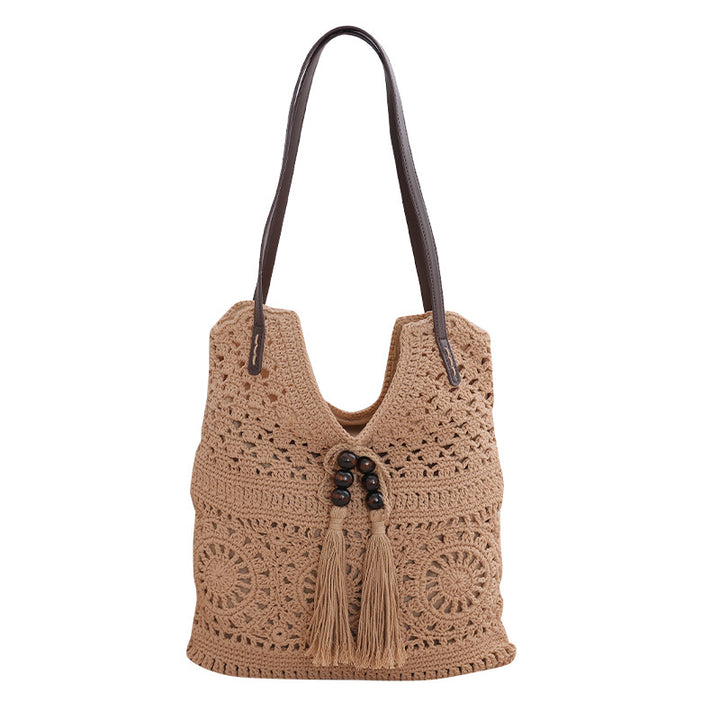 Håndlaget Makramee Crossbody Bag Skanto