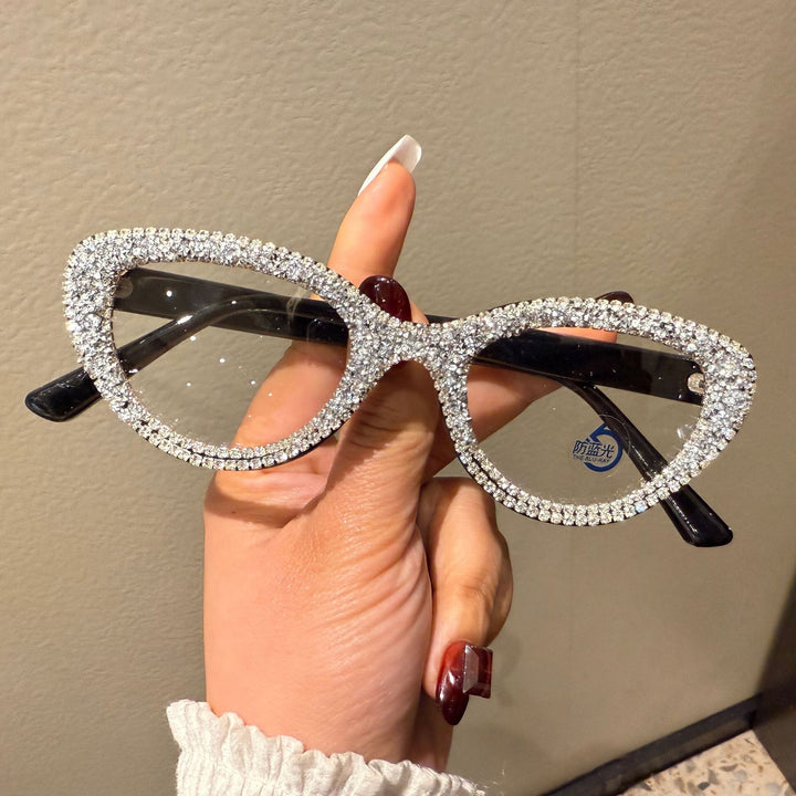 Damer Glitrende Cat-Eye Solbriller Skanto