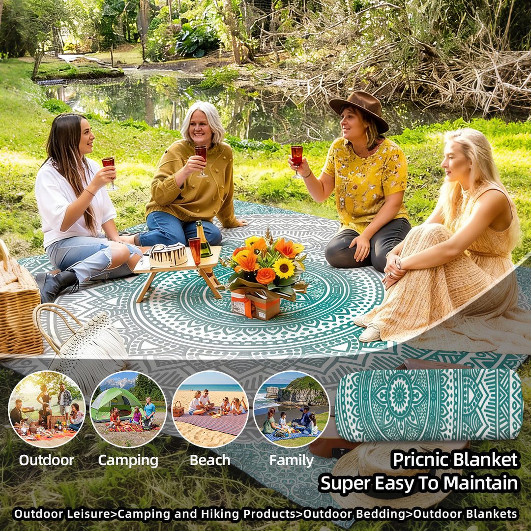 Mandala Design Strandmat Skanto