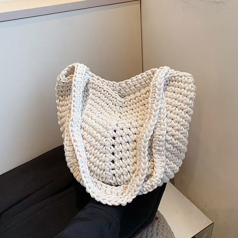 Stor, Håndvevd Tote Bag Skanto