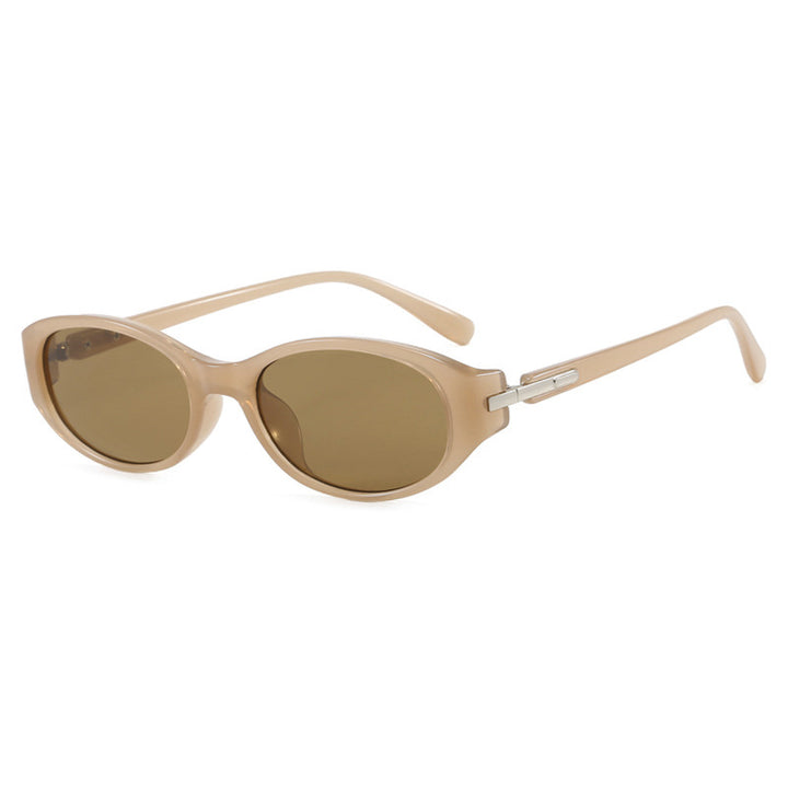 Damen cat-eye solbrille med robust ramme og polariserte linser Skanto