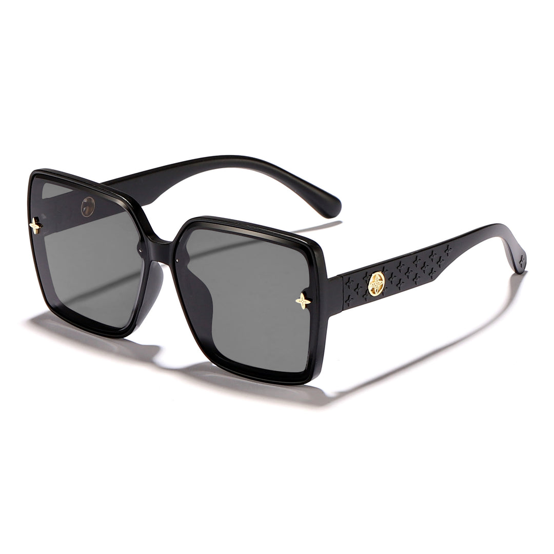 Dame oversized kvadratisk solbrille med elegant design Skanto