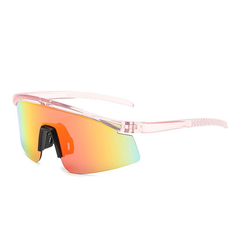Unisex nan sportslig wraparound solbrille med polarisert glass og sklisikkert nesepad Skanto