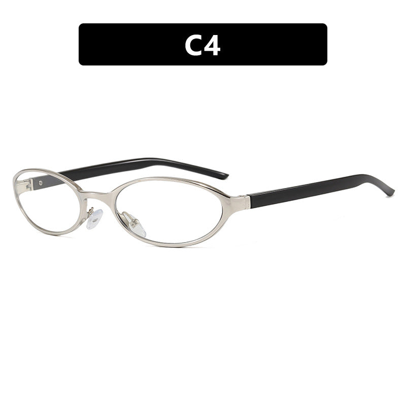 Dame elegant solbrille med beskyttende UV-filter og smal ramme Skanto