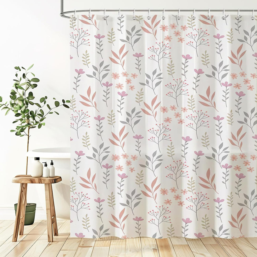 Blomstertrykk dusjkappe Skanto