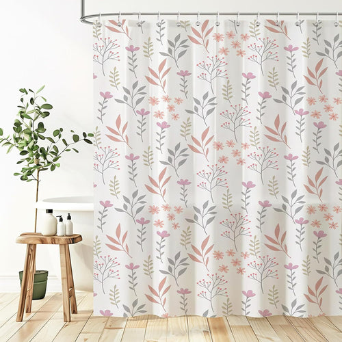 Blomstertrykk dusjkappe Skanto