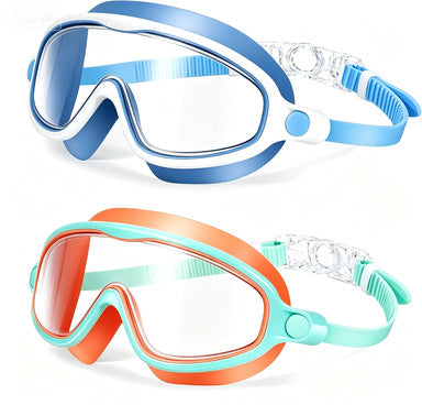Panorama-snorkelmaske med justerbart hodebånd og anti-dugg teknologi Skanto