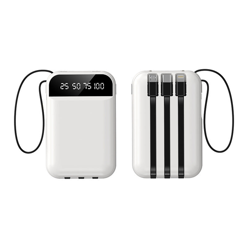 Høyytelses Powerbank med digitalt display Skanto